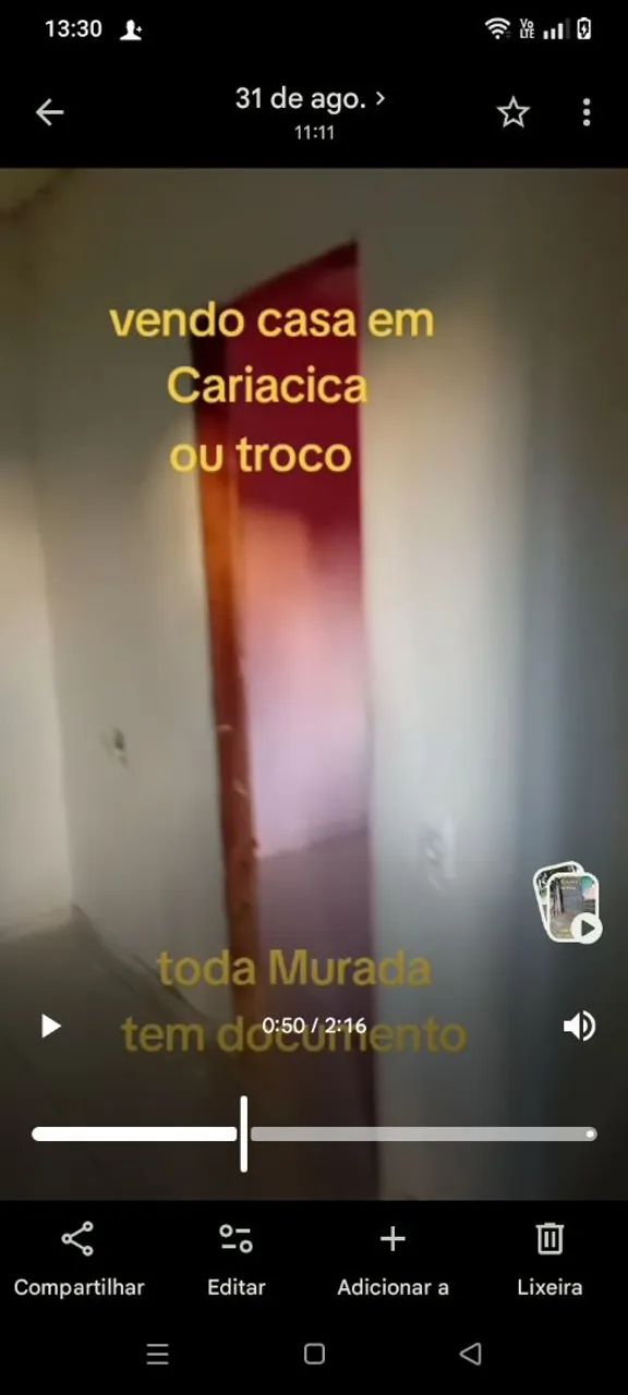 Vendo uma casa em Cariacica 