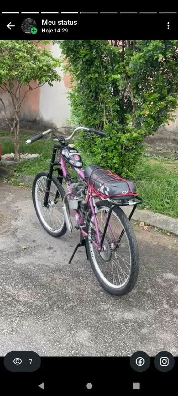 Bicicleta com motor 