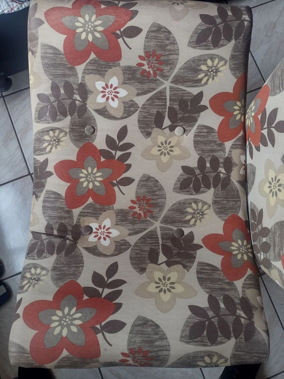 Poltrona Decorativa Estampa Floral  - Foto 5