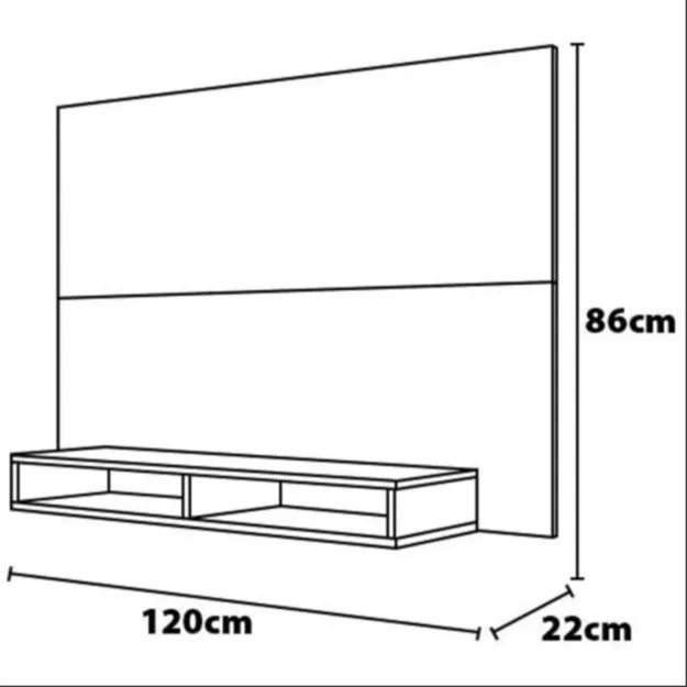 Painel para TV de ate 43 polegadas DIVIDIMOS EM ATÉ 10X SEM JUROS - Foto 5