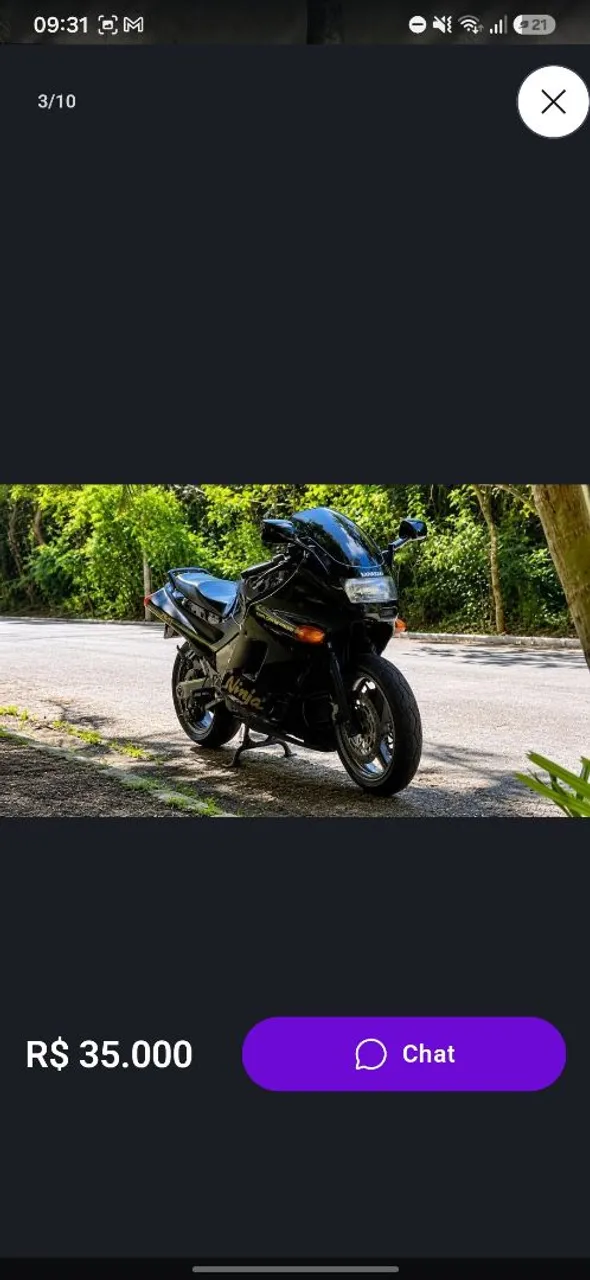 Motos Kawasaki Ninja Zx-11 1100cc no Brasil
