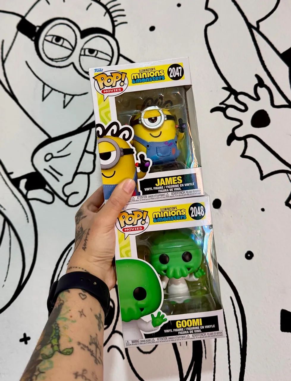 Minions - James e Goomi (Funko Pop)
