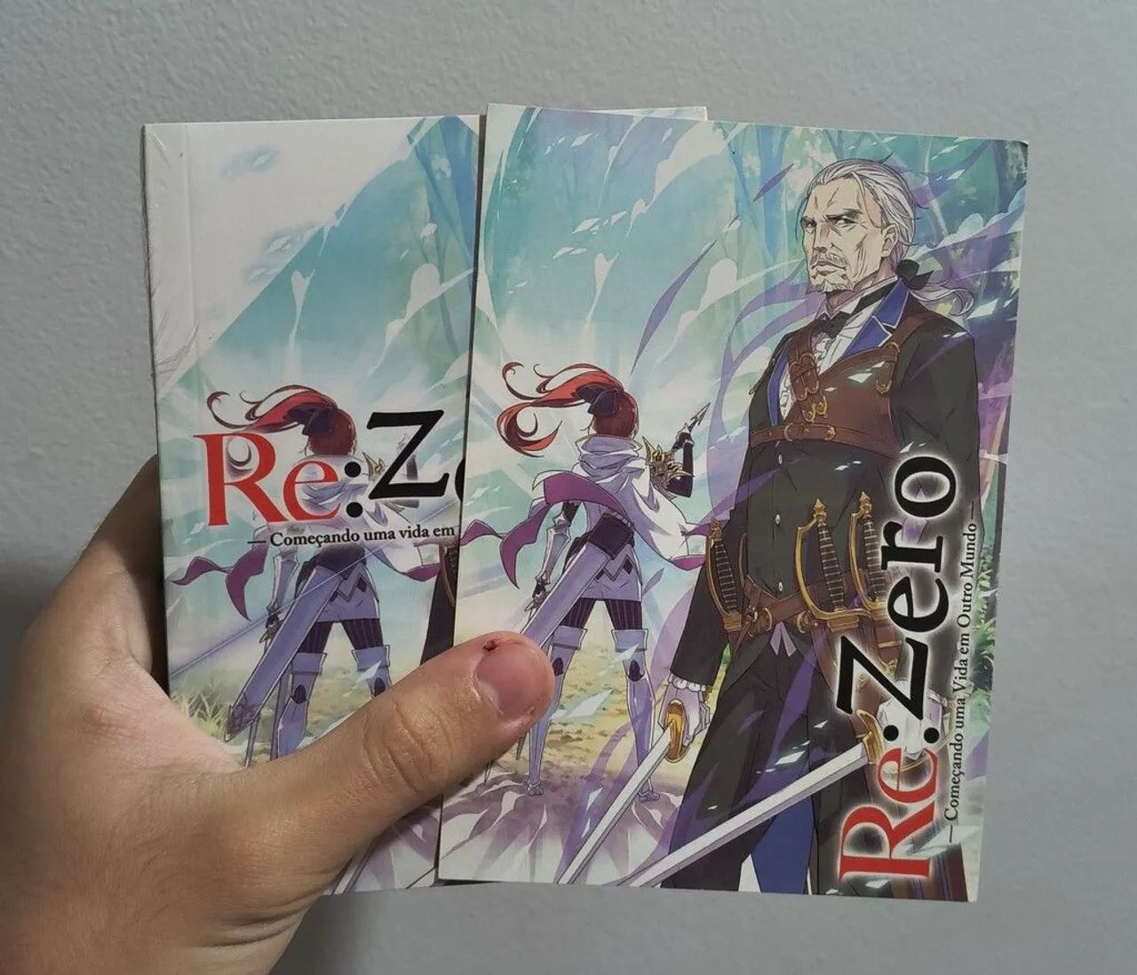 Re:Zero Light Novel Volume 7 lacrado com postal