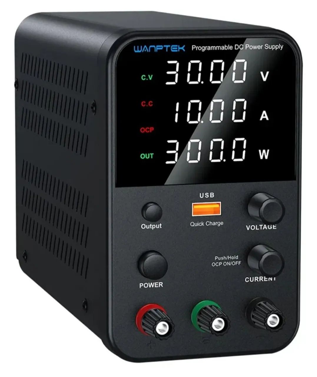 Fonte de Bancada Wanptek 30V 10A 300W - 4 Dígitos - Foto 2
