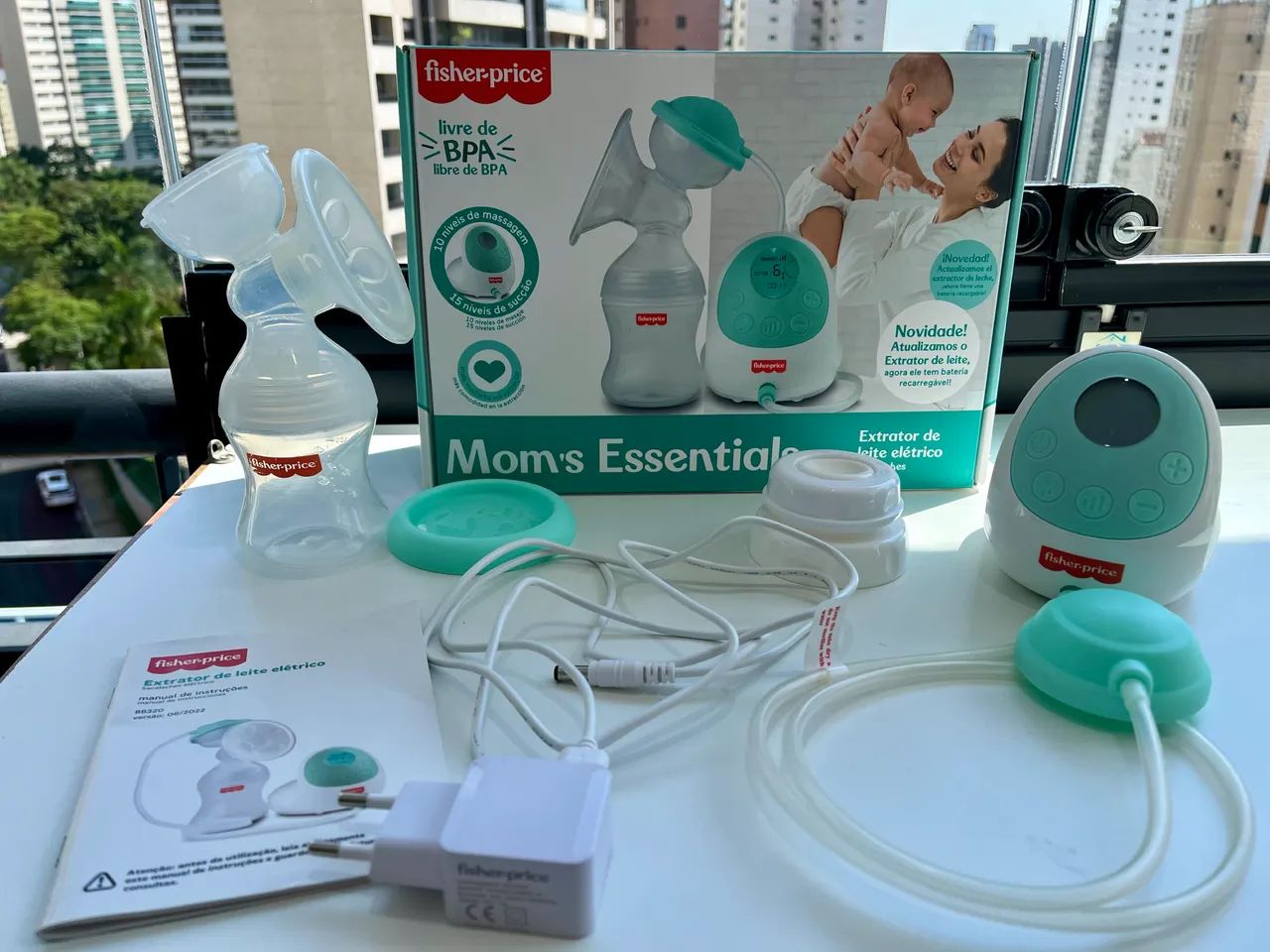 Extrator de leite elétrico - fisher price moms essentials - Foto 4