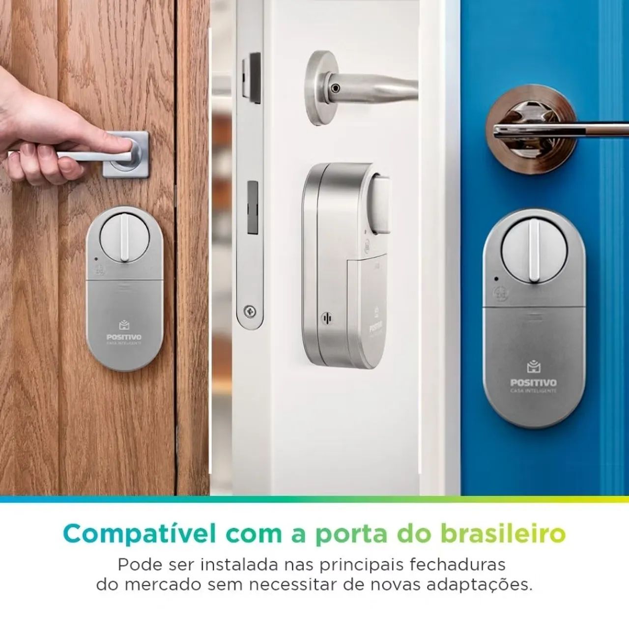 Fechadura Digital Inteligente com chave e Wi-fi - Foto 4