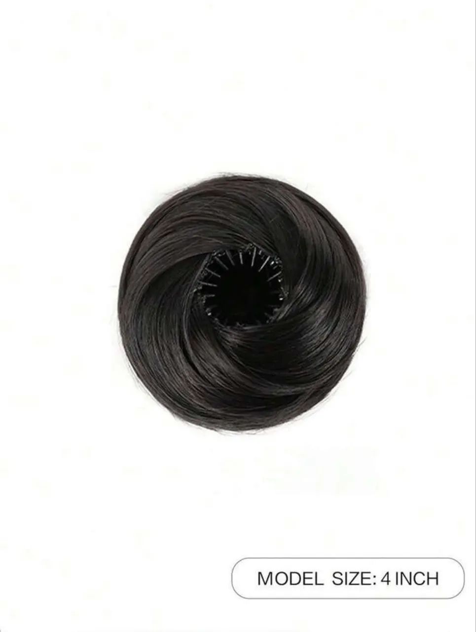 Aplique cabelo coque castanho escuro  - Foto 2