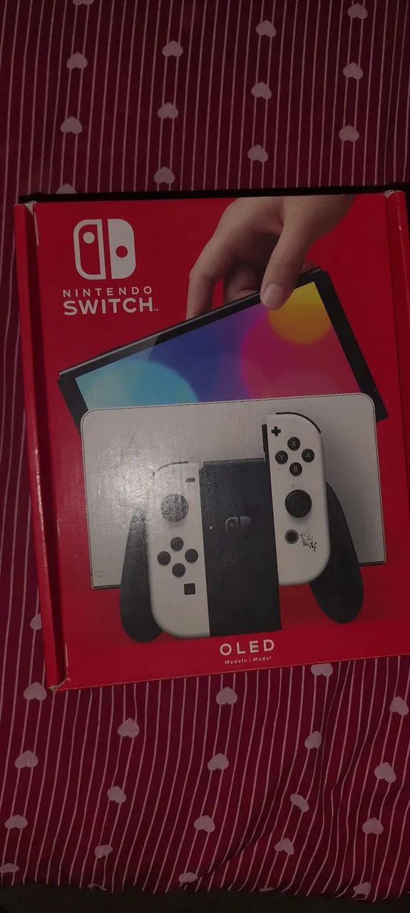 Nintendo switch caixa cabos incluso  - Foto 3
