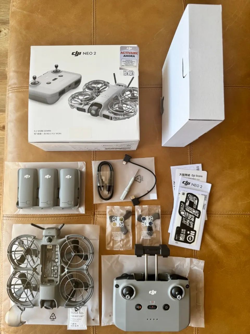 Drone DJI Neo 2 Fly More Combo - Controle sem Tela - Caixa Aberta - NOVO