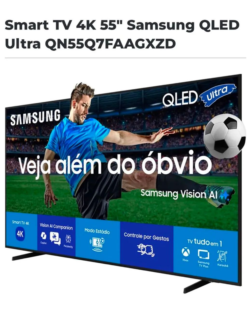 Vendo TV 55 polegadas 