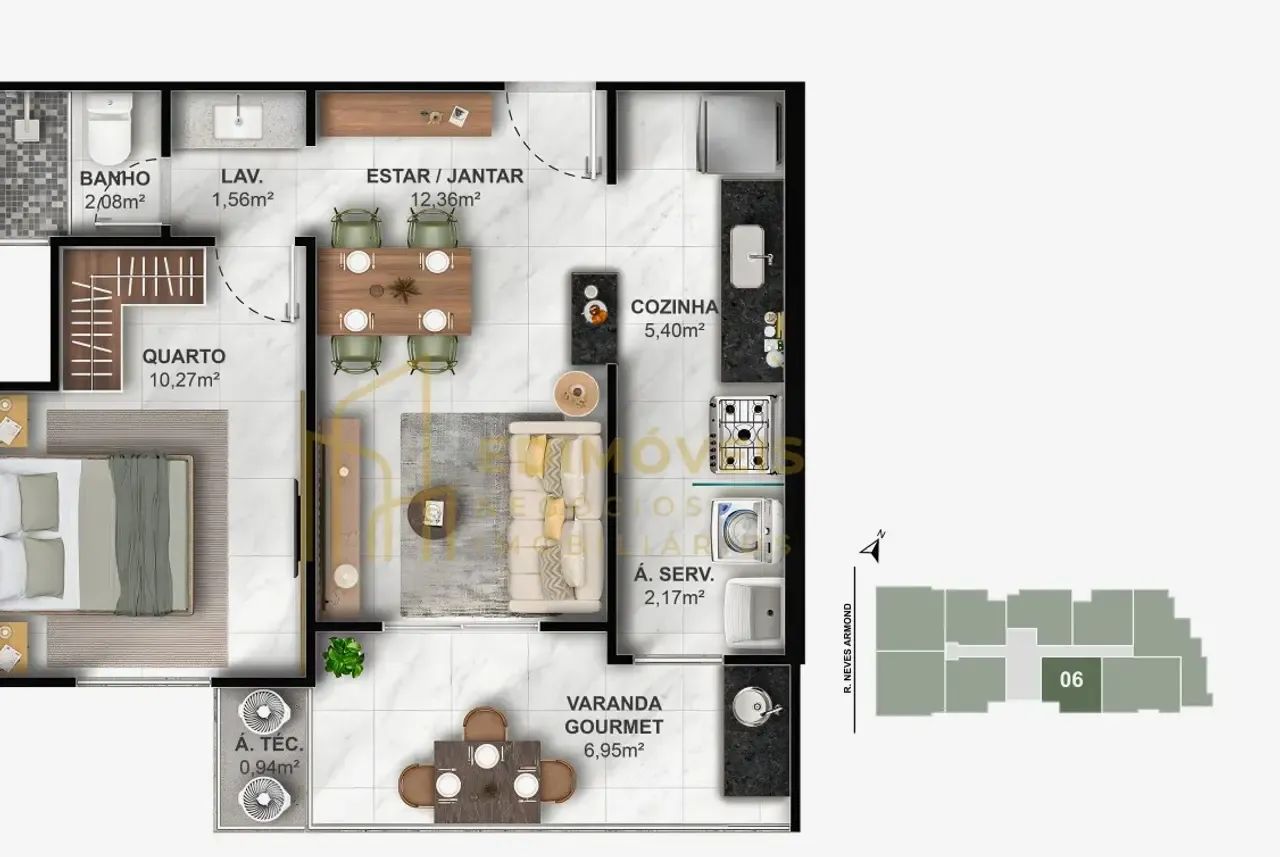 Design Sofisticado na Praia do Suá: Apartamento com Acabamentos de Alto Padrão! - Foto 3
