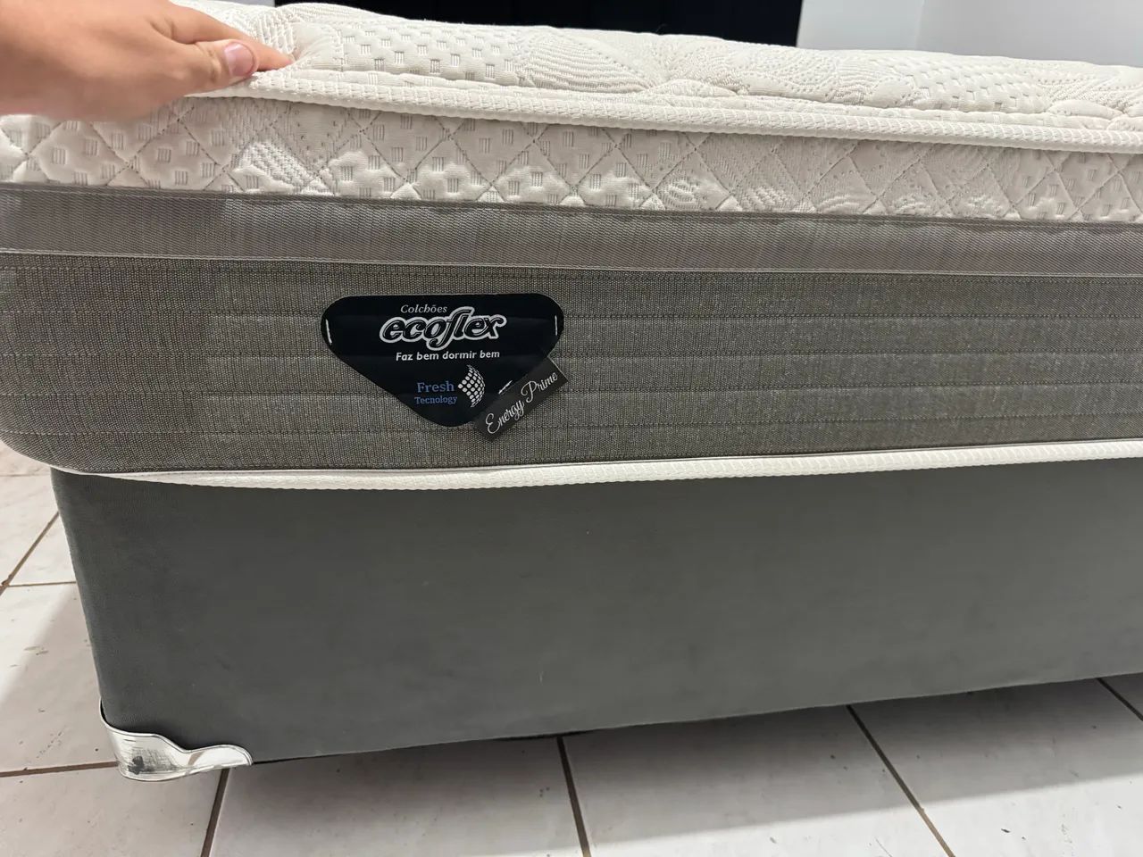 Cama Box Com Colchão Casal Ecoflex - Foto 2