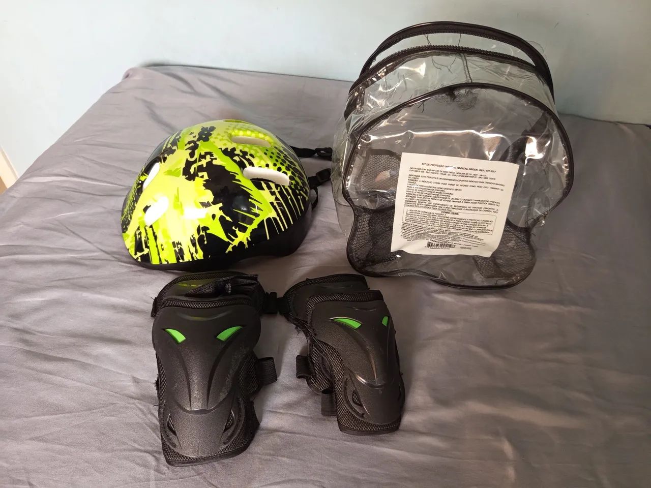 Kit de Proteção Infantil Radical Green  - Foto 4
