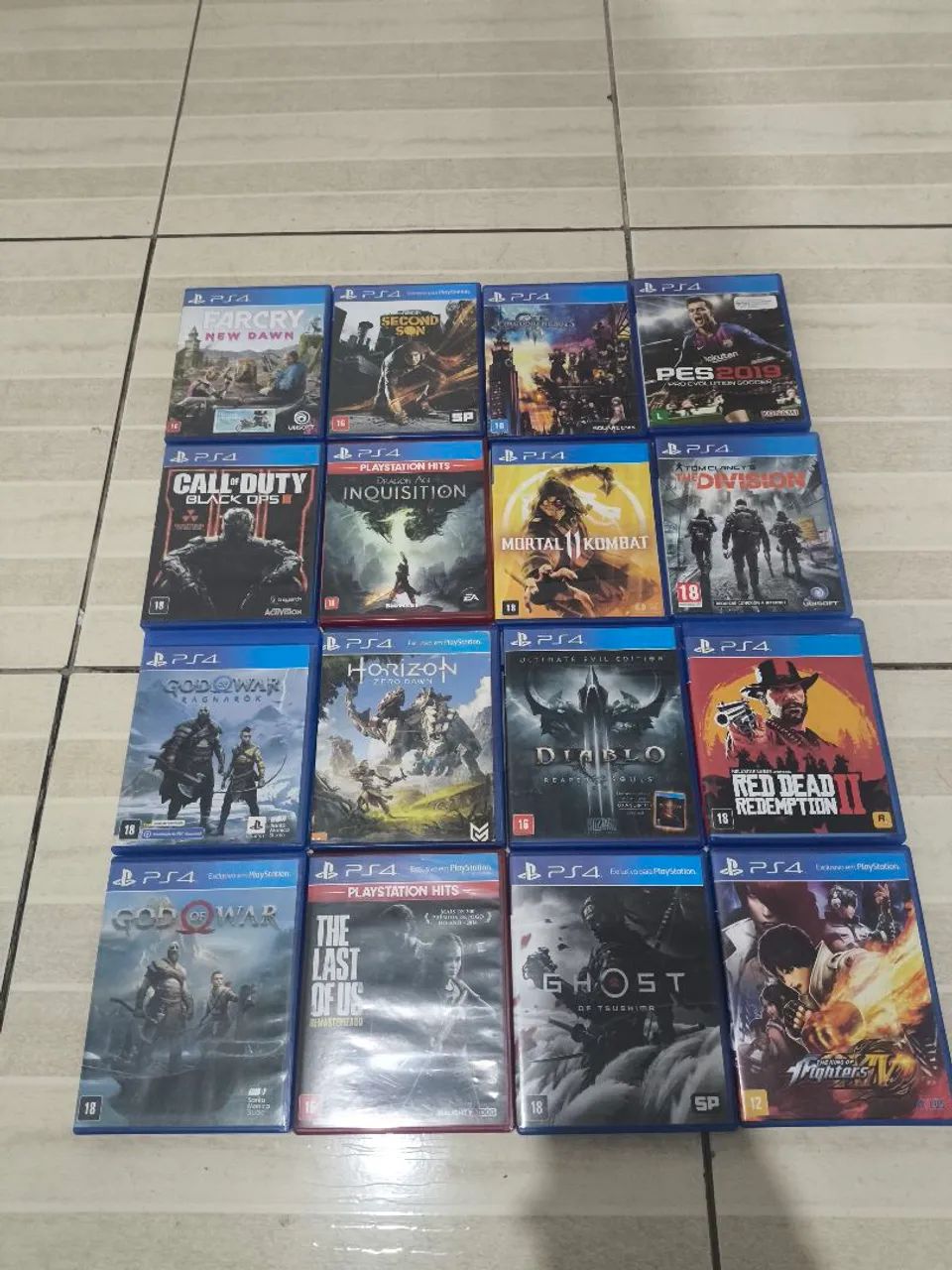 Vendo ou troco PS4 Pro com 1 controle e 16 jogos  - Foto 4