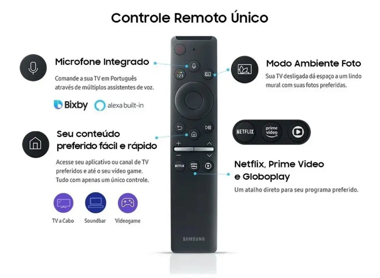 Samsung Smart Tv Crystal Uhd Tu8000 4k - 50 polegadas  - Foto 3
