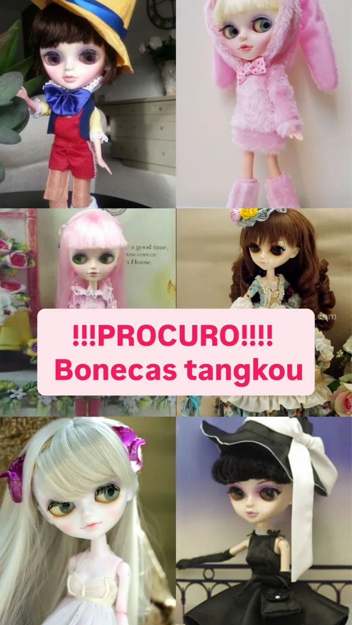 Boneca tangkou Blythe pullip dal Japão colecionável 
