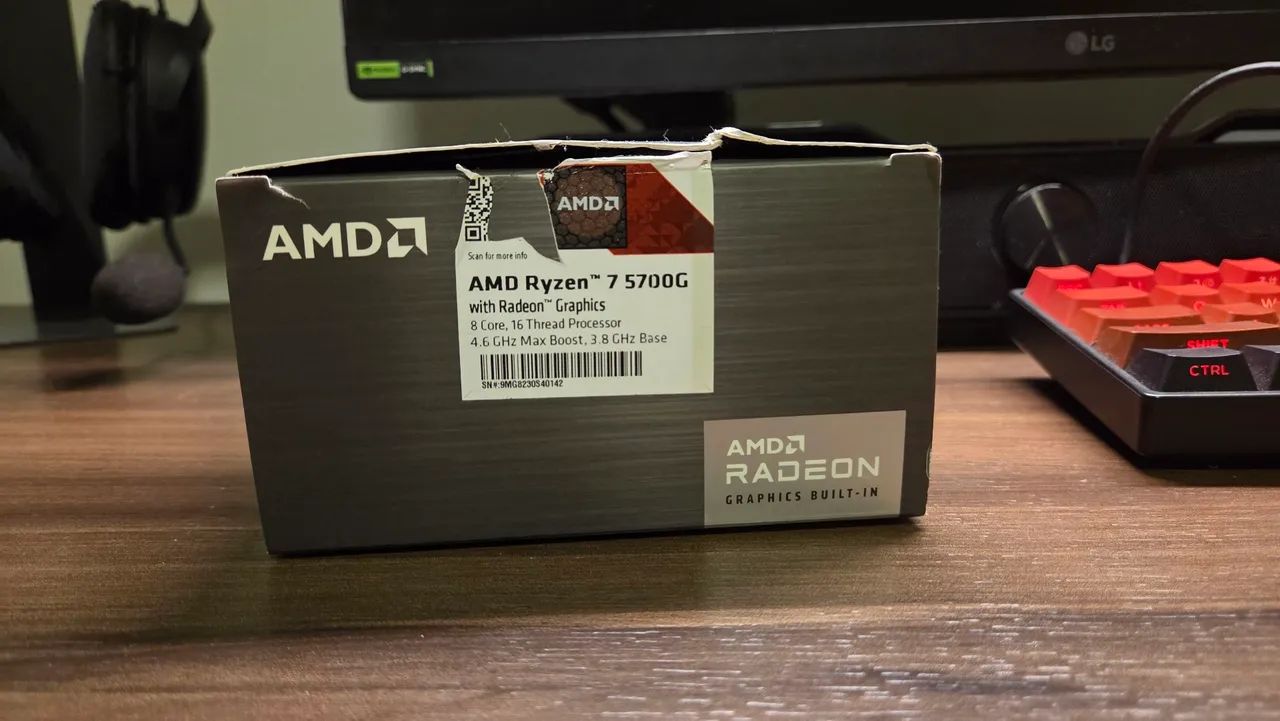 Ryzen 7 5700G + B450mx-s - Foto 2