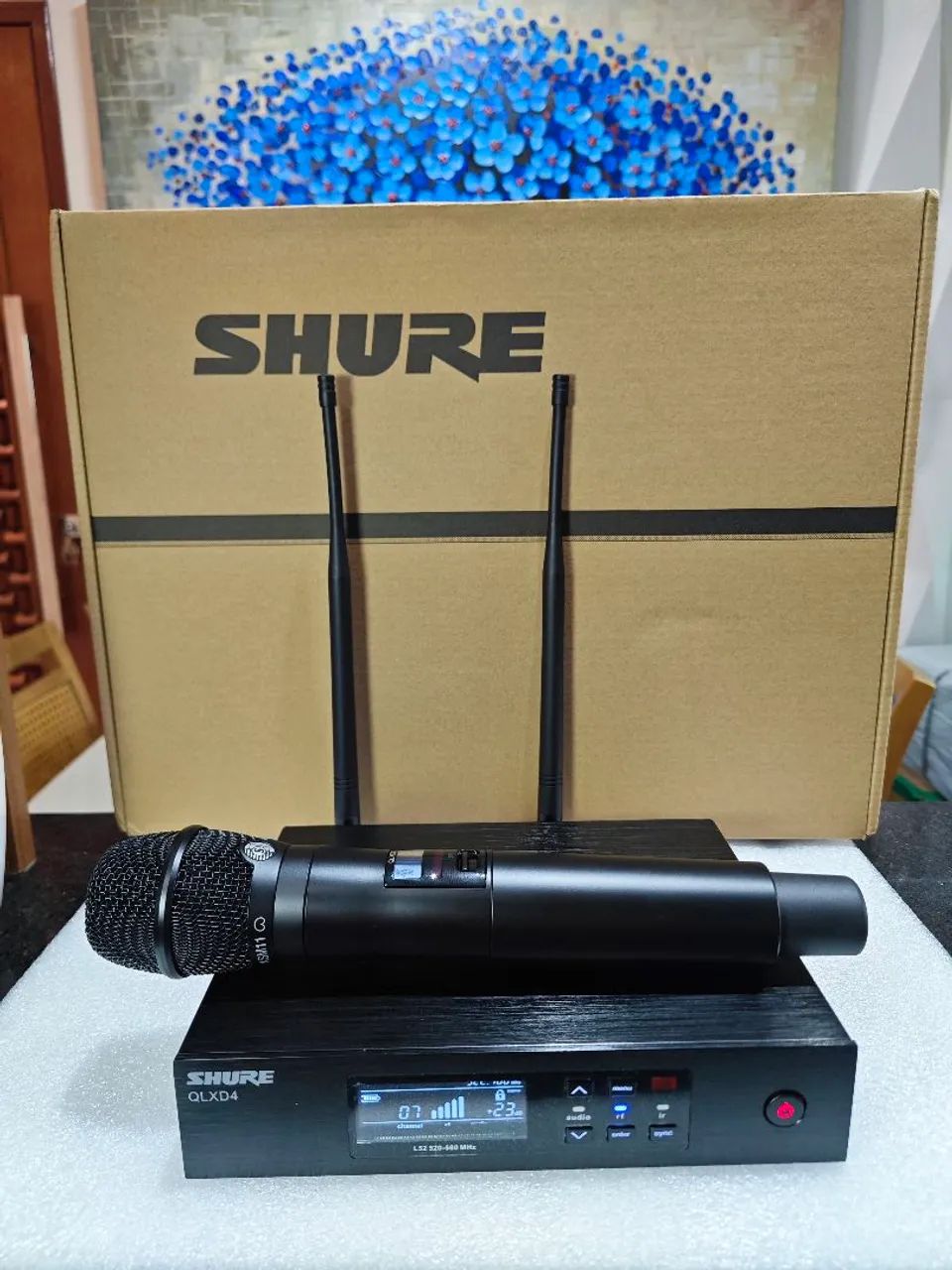 MICROFONE SHURE QLXD4 KSM11