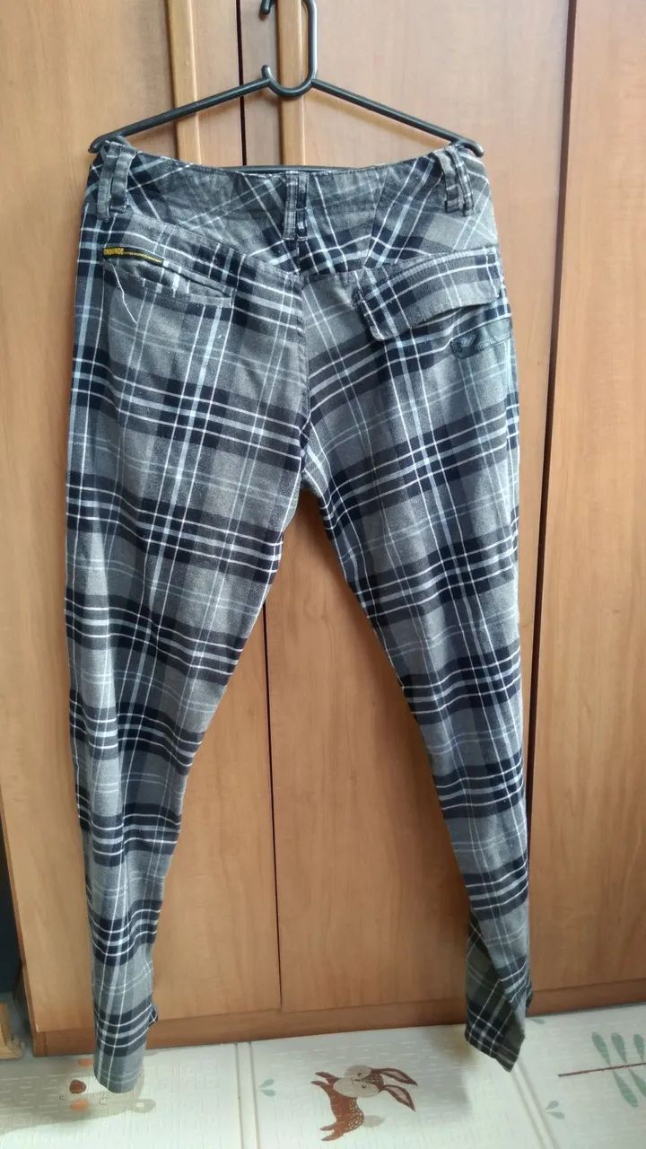 Calça xadrez onbongo N40 - Foto 2