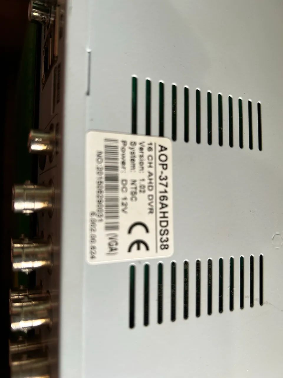 DVR para retirada de peças 