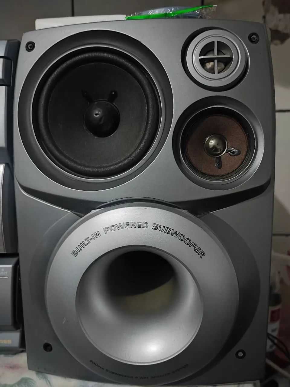 Vendo som aiwa modelo NSX-S910 com controle e adaptador bluetooth e USB - Foto 5