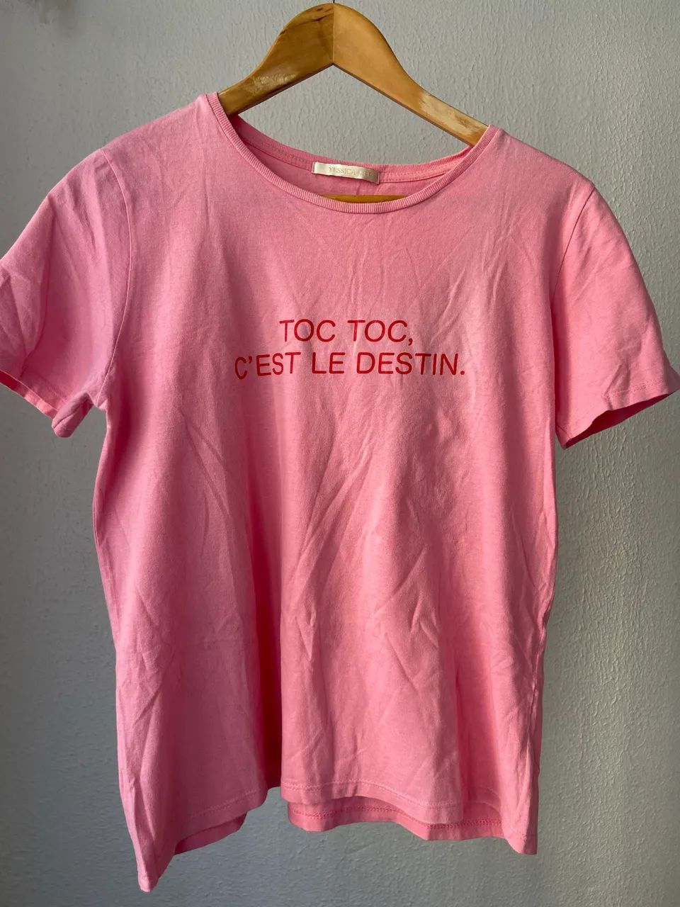 Camiseta rosa