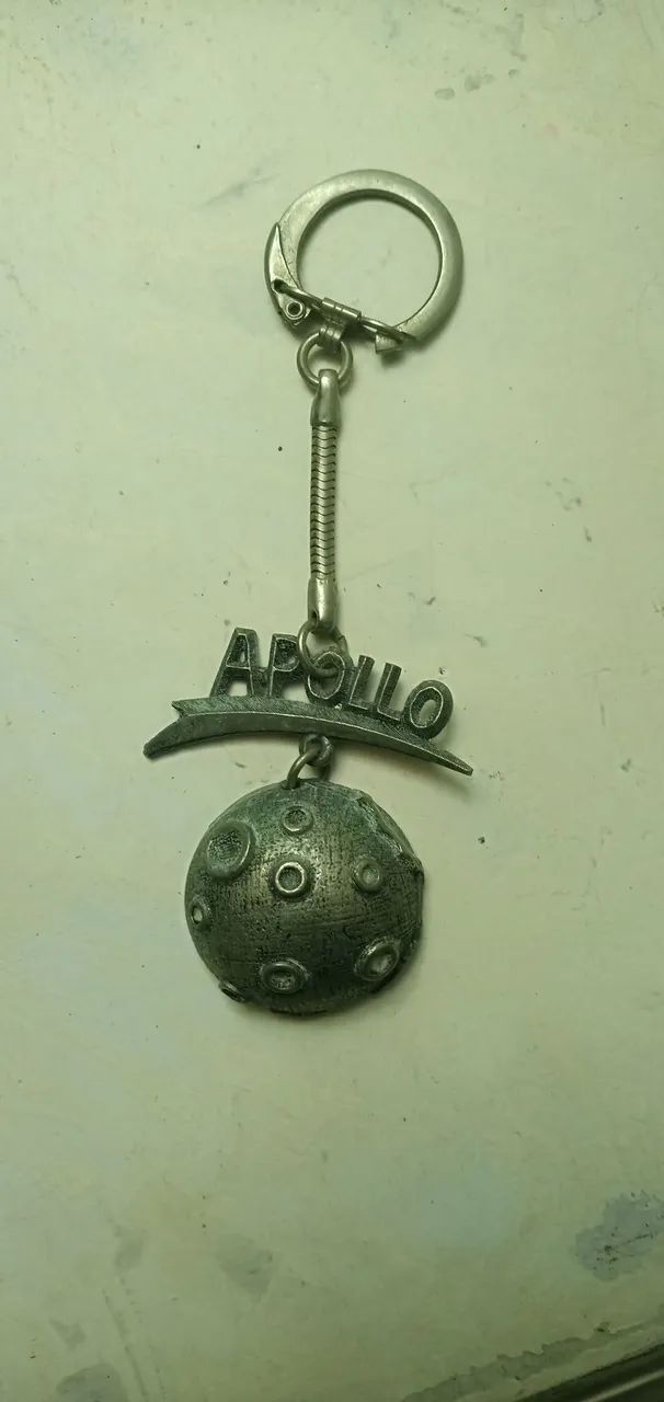 chaveiro Lua moon apollo missão  USA relíquia antiguidade