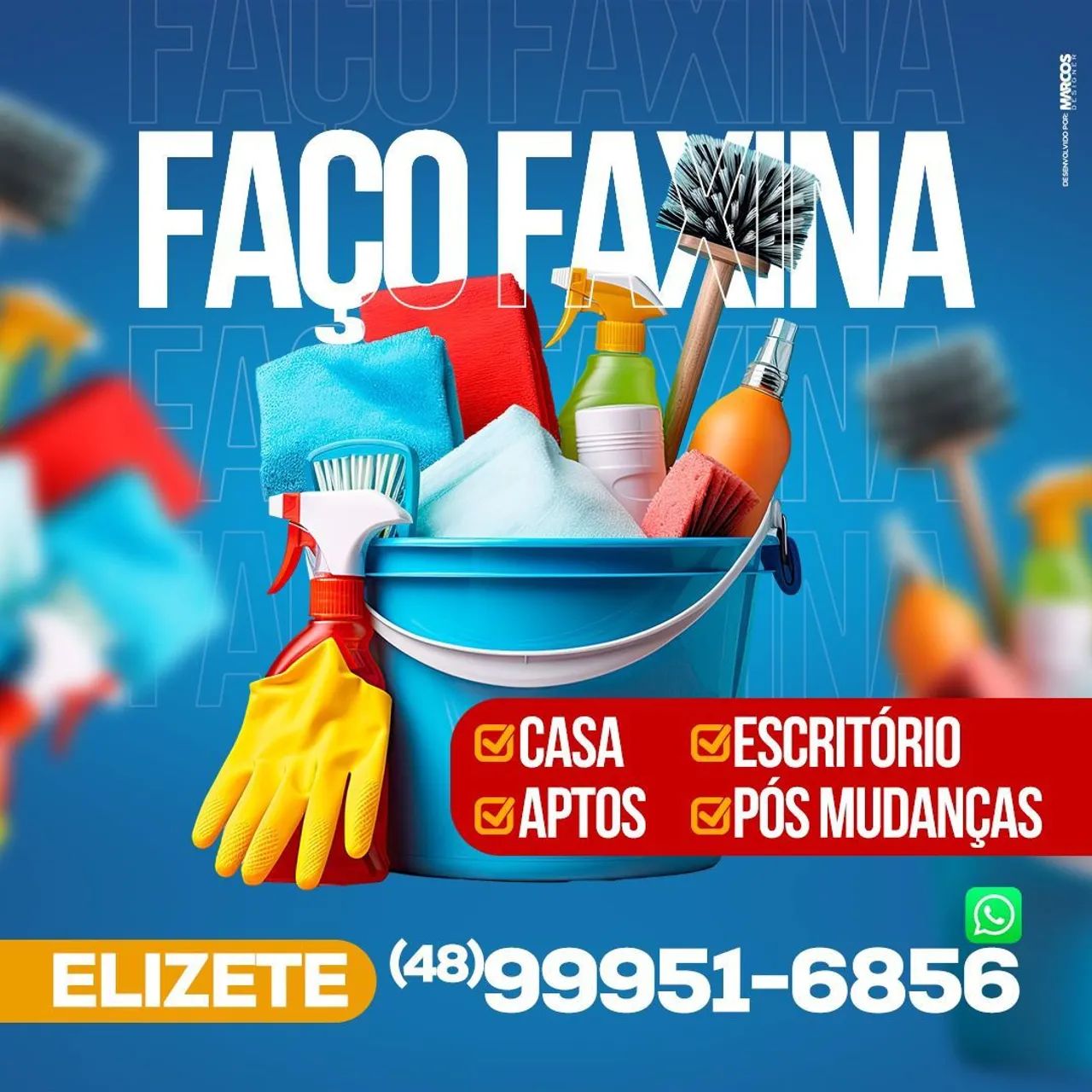 Faço faxina 