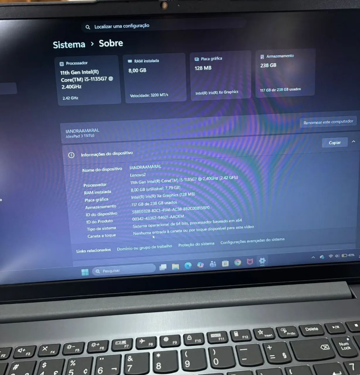 Notebook lenovo - Foto 3