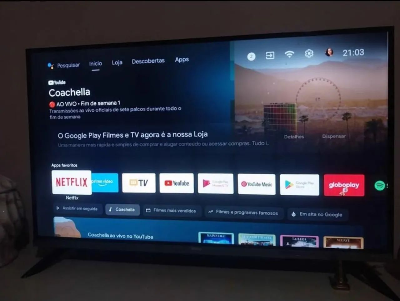 Smart TV Philco Android Led 32 polegadas - Foto 4