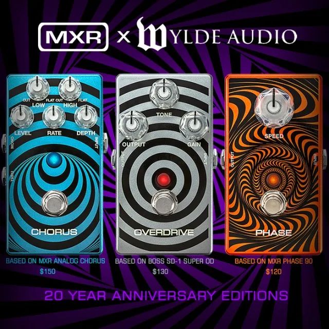 Pedais MXR Signature Wylde Audio Zakk Wylde 20th Anniversary