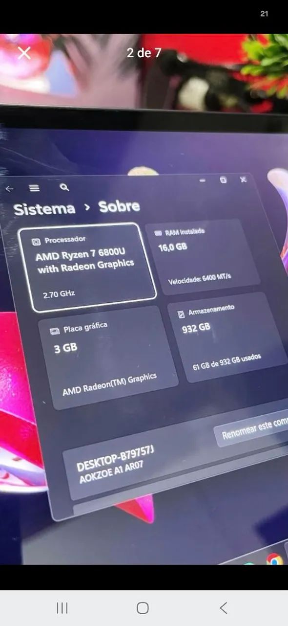 AOKZOE PC GAMER PORTÁTIL!!  - Foto 5