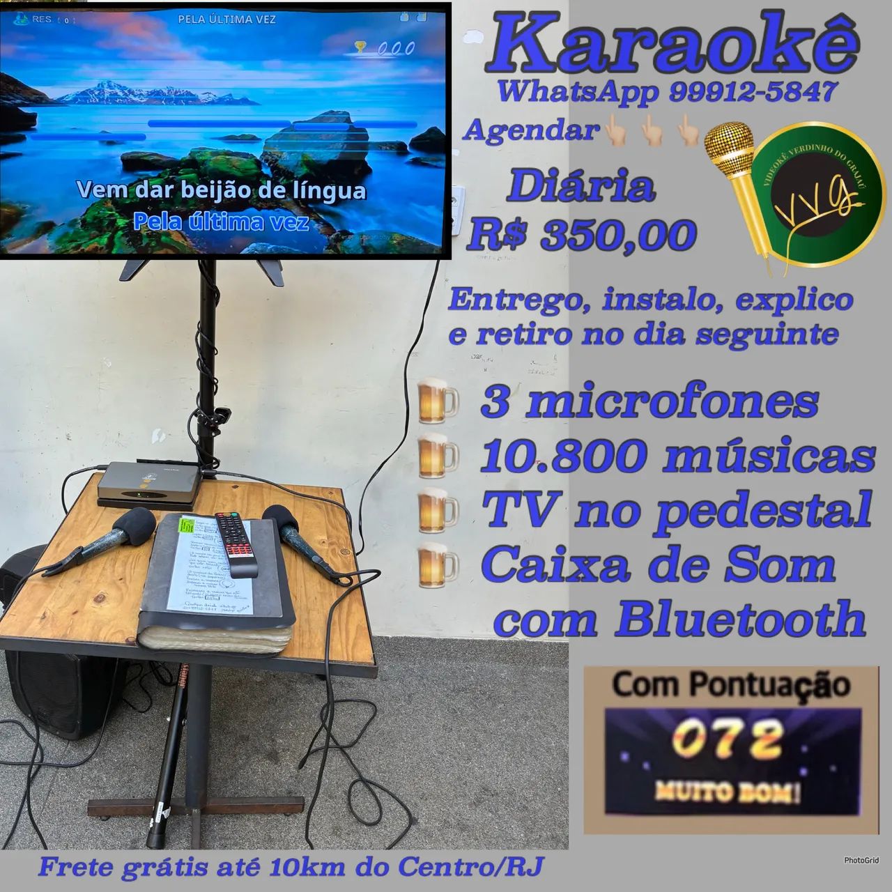 Aluguel de karaokê Entrego, instalo, explico e retiro - Foto 3