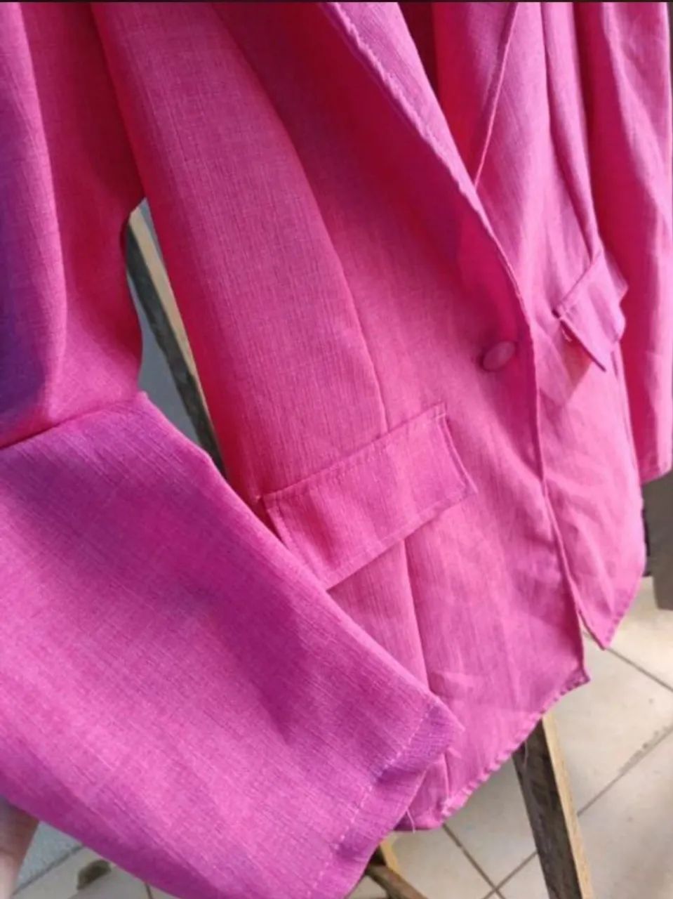 Bleezer feminino rosa g - Foto 2