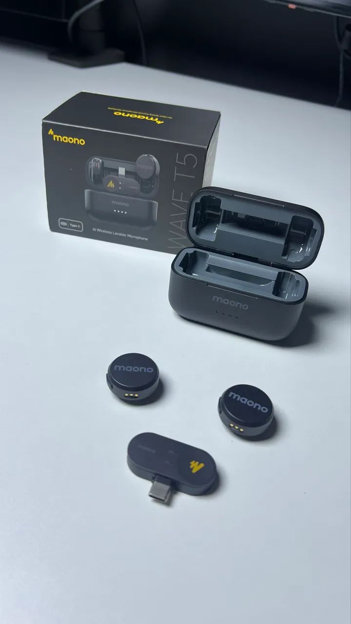 Microfone de Lapela Maono Wave T5 - Foto 5