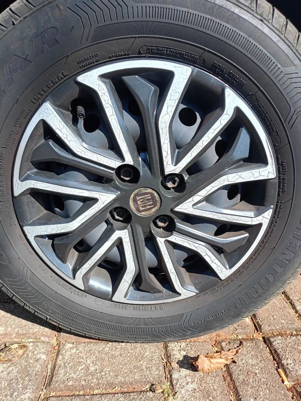 Rodas de ferro aro 14 Fiat 