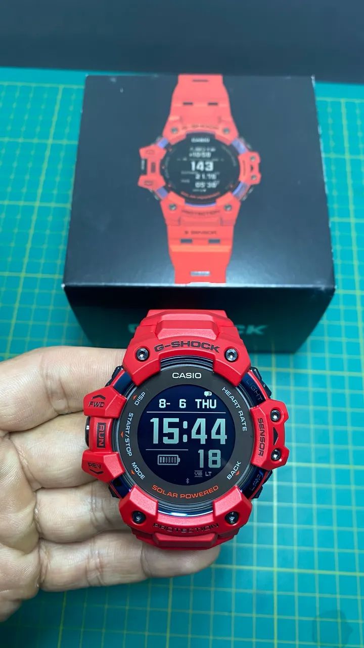 GBD H1000 Casio G Shock Vermelho