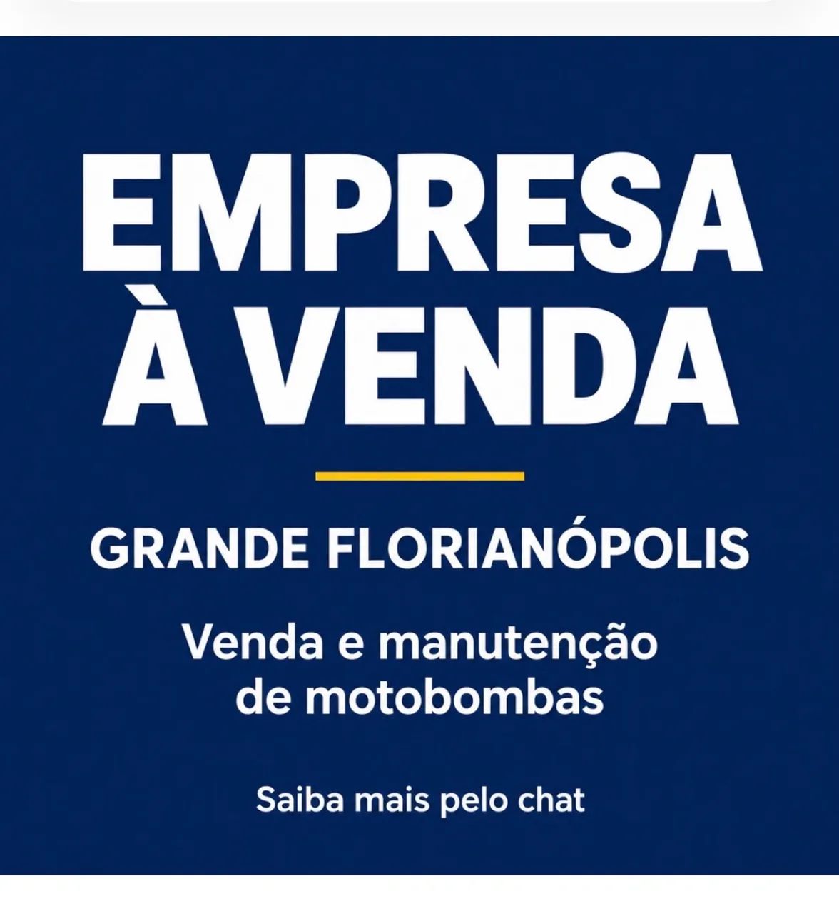 EMPRESA À VENDA | GRANDE FLORIANÓPOLIS - SC