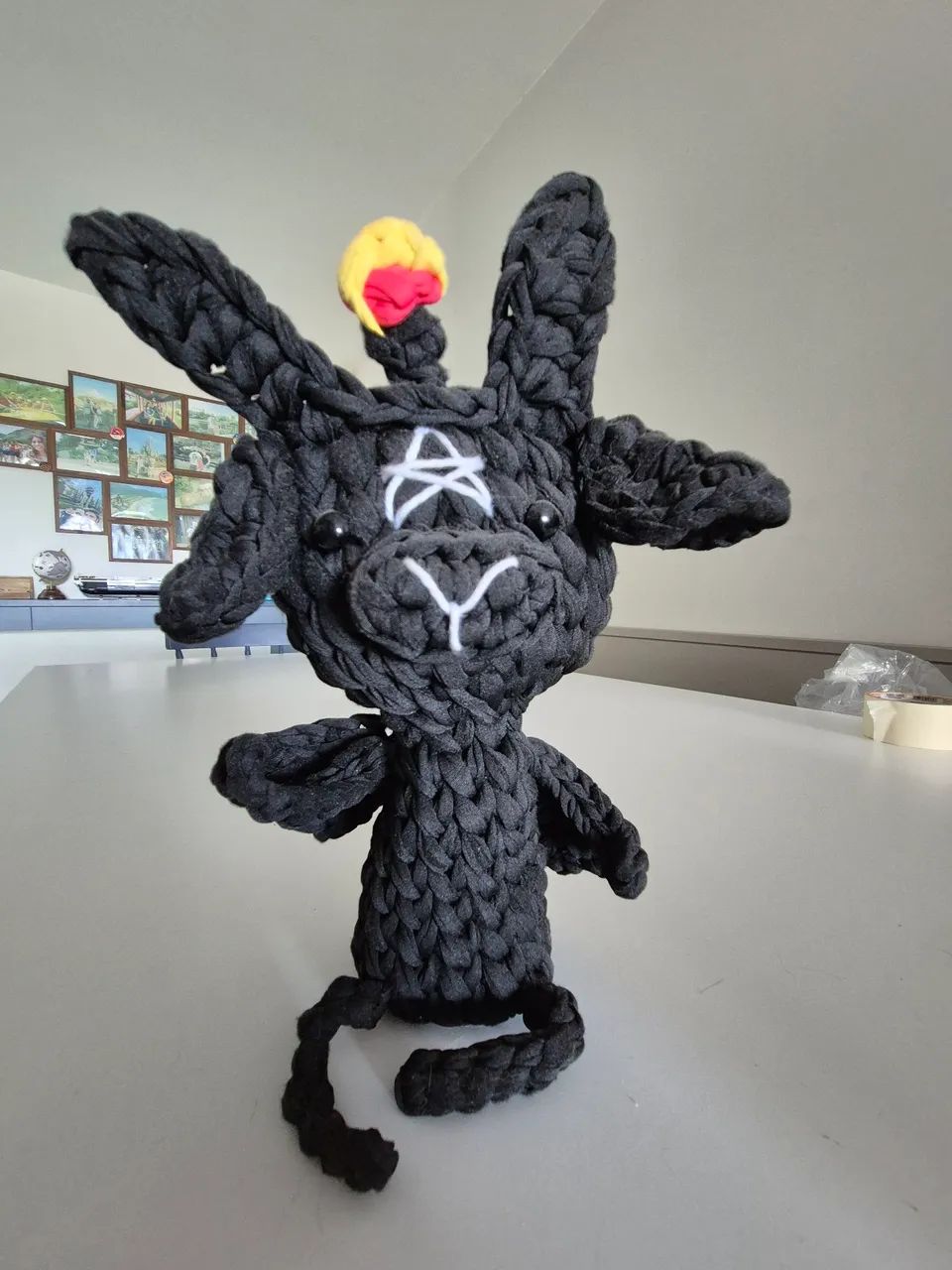 Vaso Plantas Nylon Baphomet