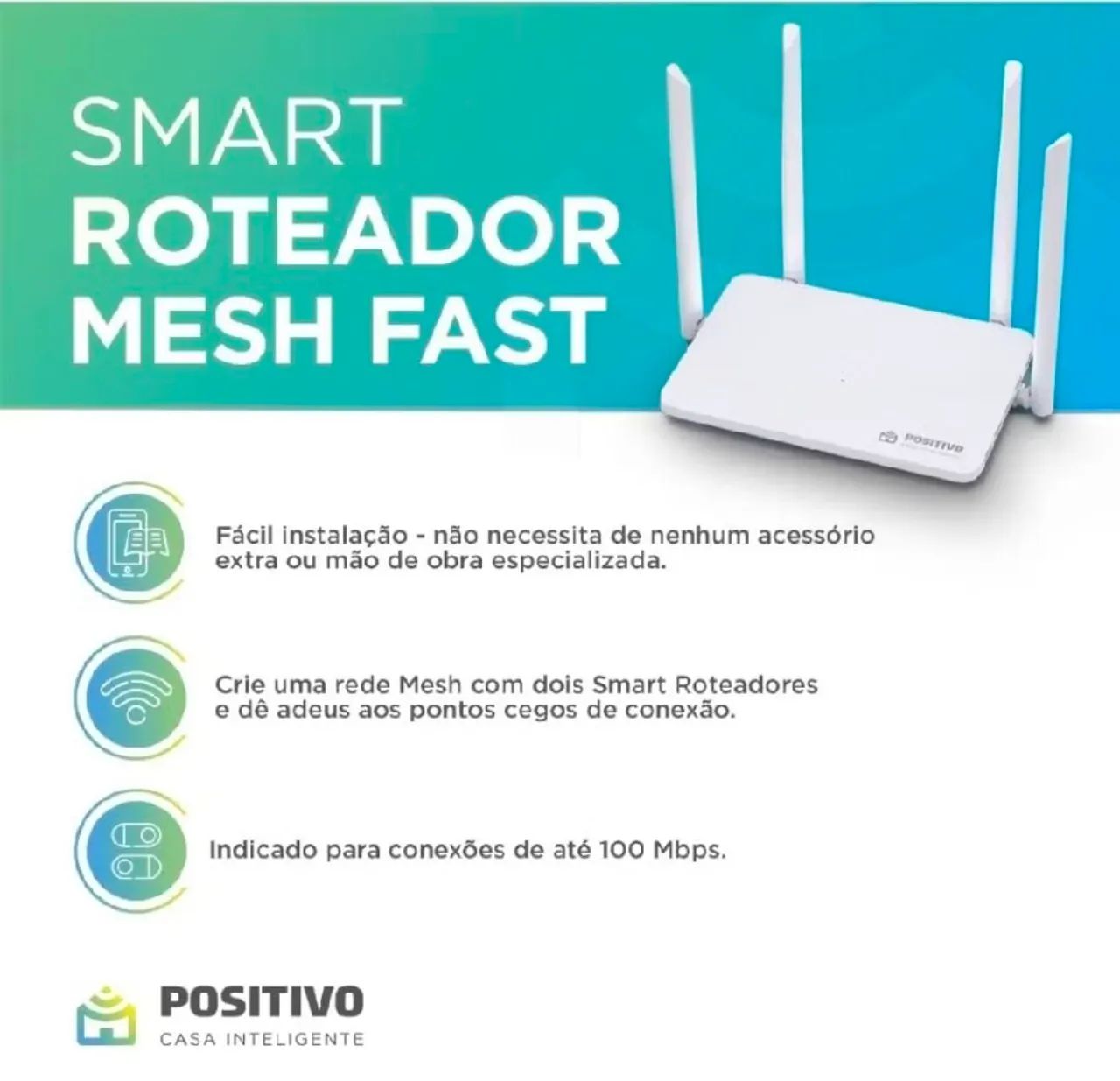 Modem  positivo  west inteligente  2 unidade  
