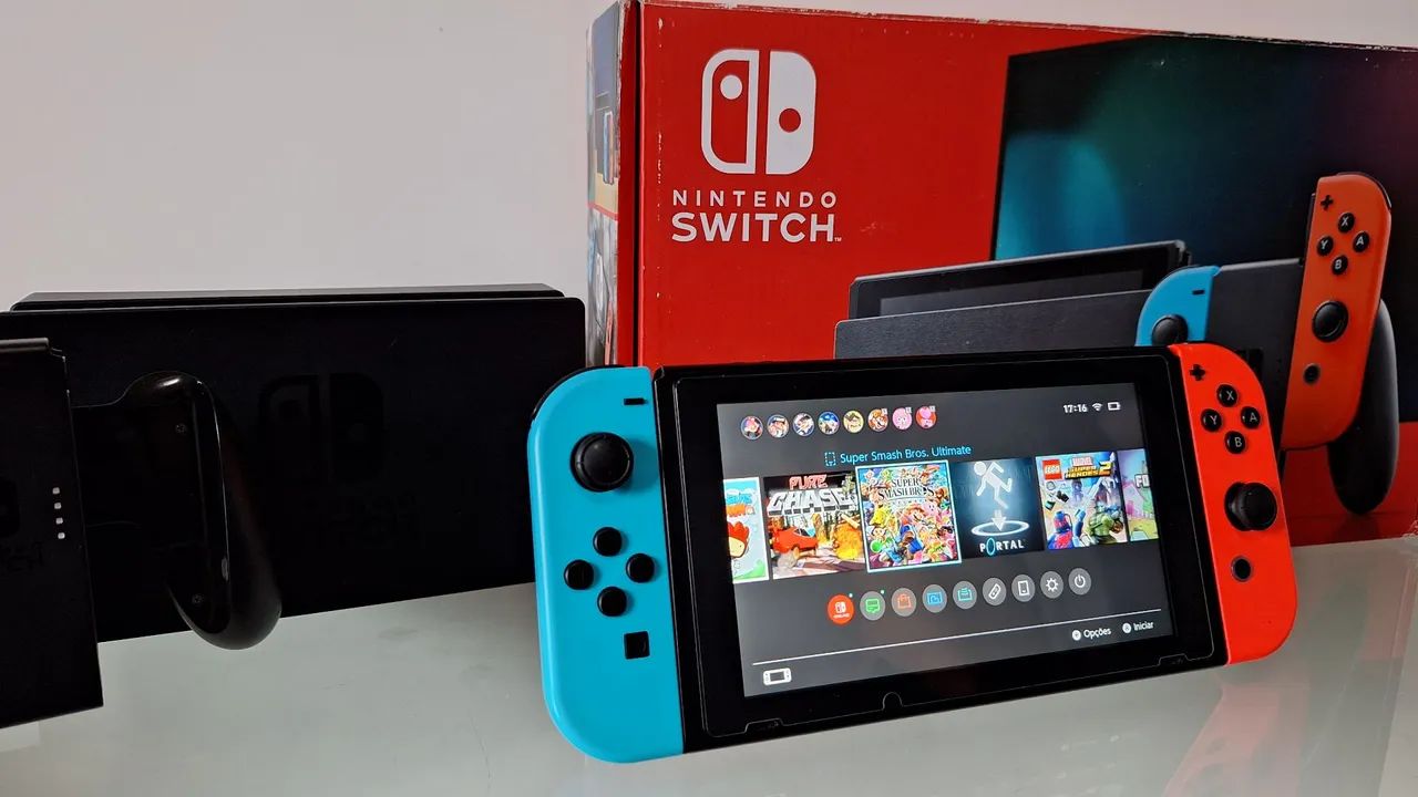 Nintendo Swich V2 - Com caixa e Jogo! - Ótimo estado - Foto 3