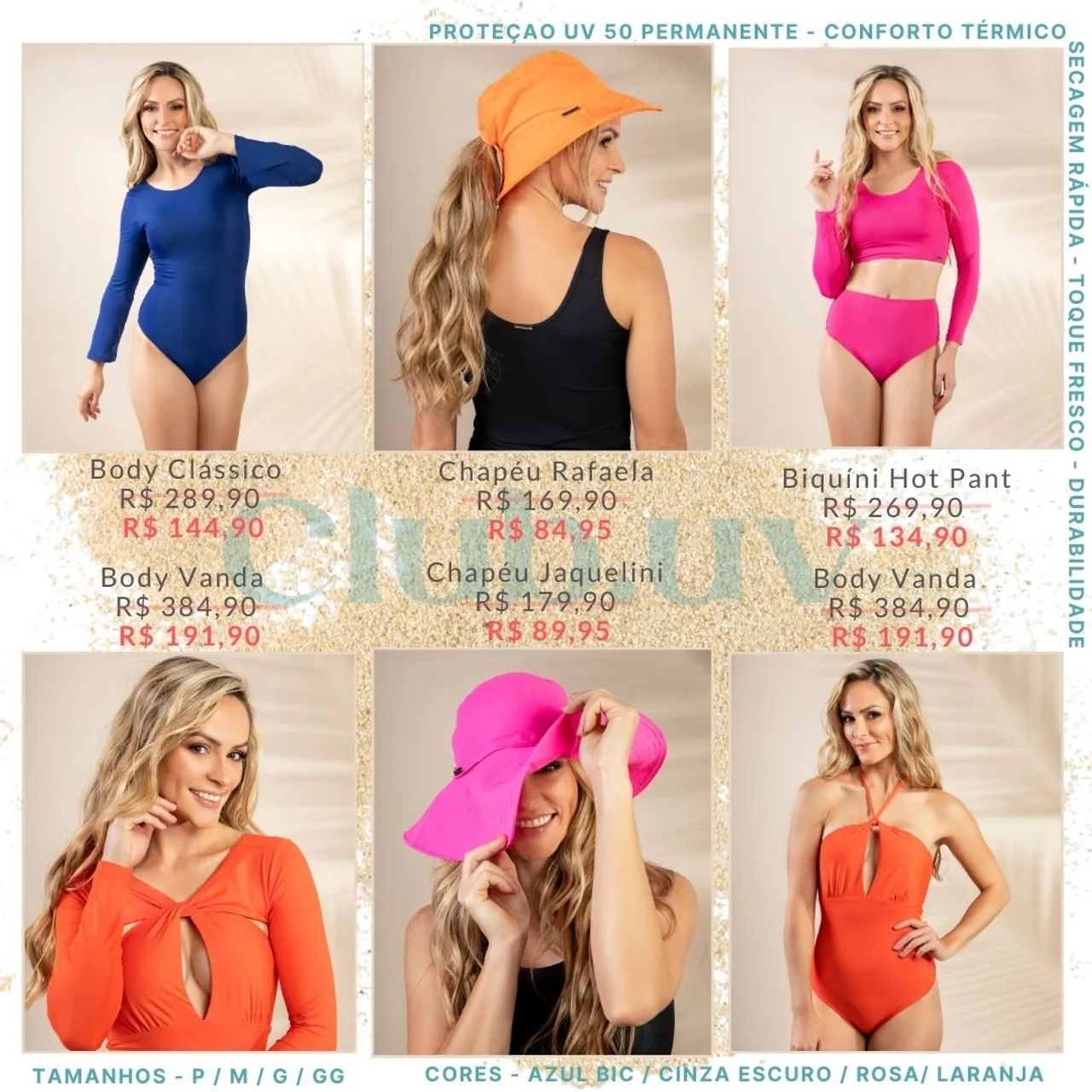Tecidos e aviamentos moda praia! 