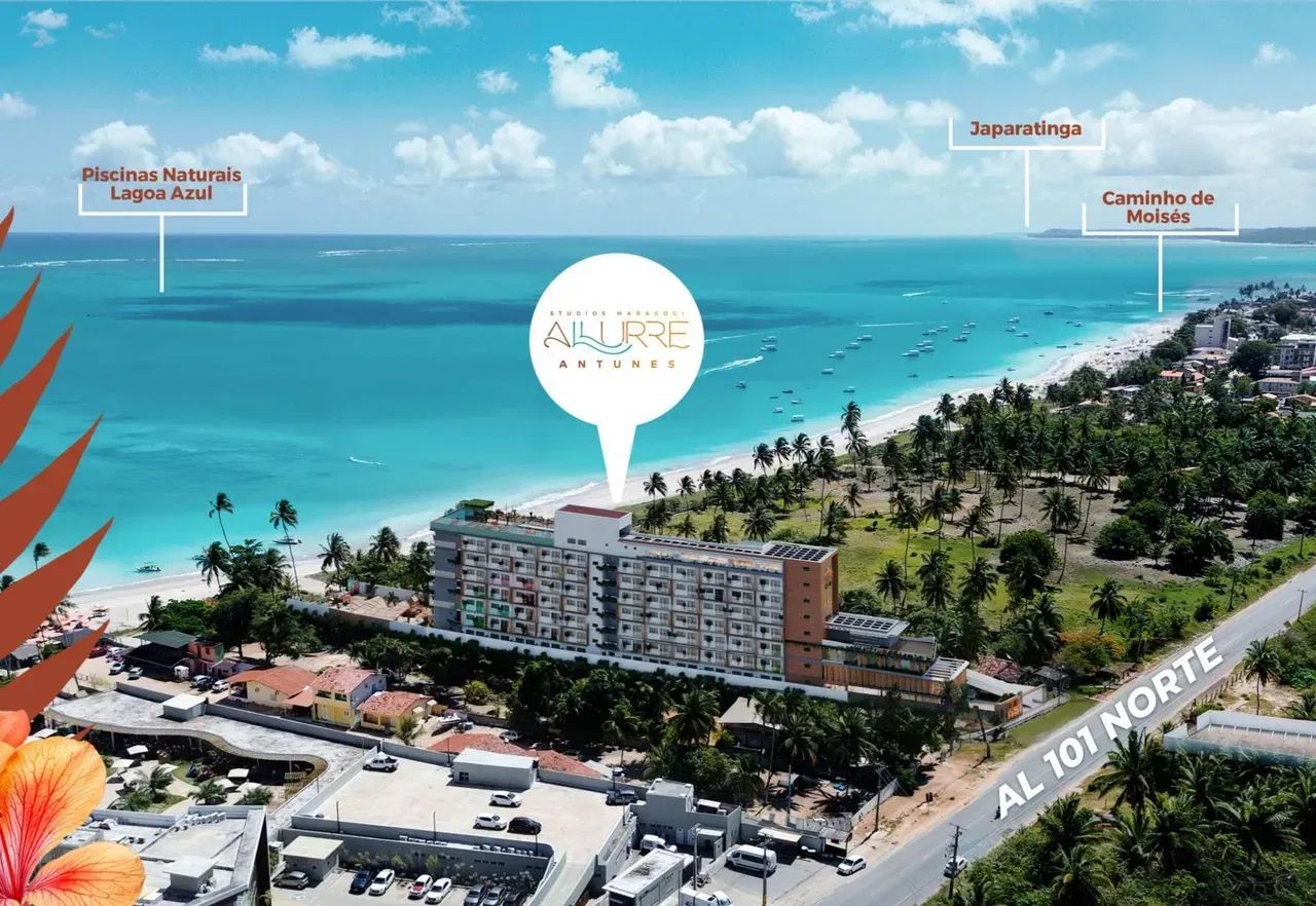 Studio beira-mar em Antunes  32m² perfeitos para rentabilizar com exclusividade e alto pad - Foto 3