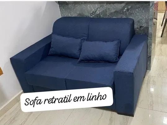 Sofa retratil espuma D33 1.70 cm de largura confortável.e seguro entrega Grátis DF e entor