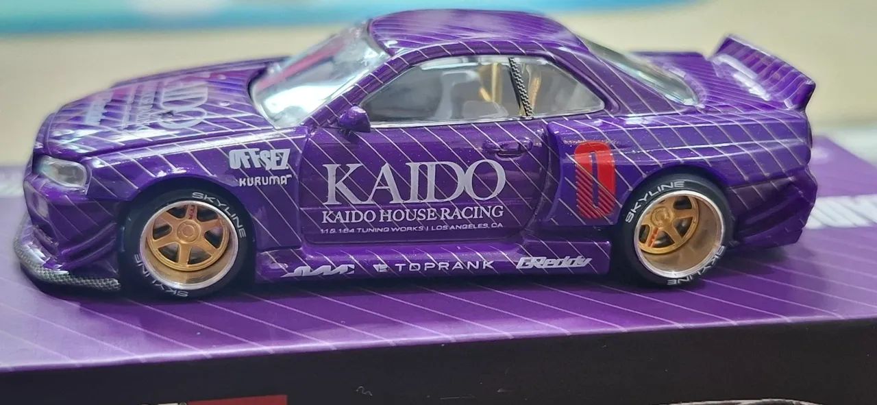 ミニカー KAIDO HOUSE GT-R R34 //048 Mini gt kaido house GT-R R34 Skyline 048 - Hobbies e coleções