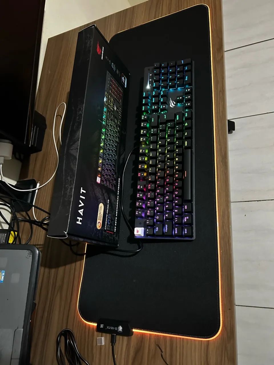 Teclado mecânico HAVIT Switch Blue 