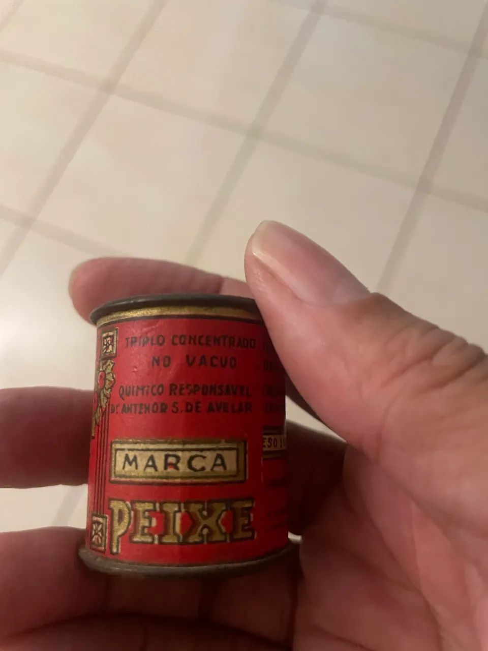 Miniatura Lata de tomate extrato de tomate peixe no - Foto 2