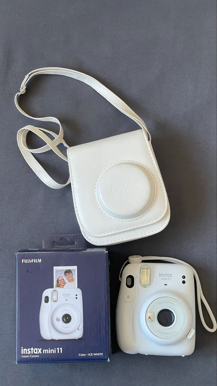 Câmera Instax Mini 11 Branca + Case Protetora Original - Foto 4