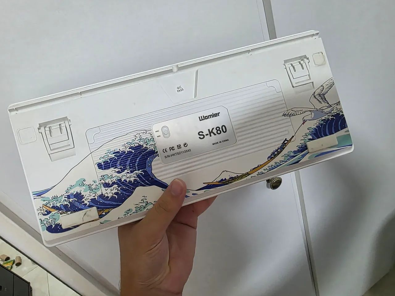 Teclado womier sk 80 com tela - Foto 3
