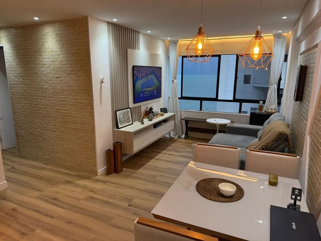 Apartamento Mobiliado com Vista Mar 1 Quarto em Piedade - Foto 4